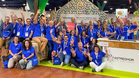 L’unification des stations d’expérimentation du réseau Astredhor a été fêtée au Salon du végétal à Angers. ©Astredhor